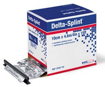 Delta-Splint - One-Side Padded Splint Roll 2 Inch X 15 Foot Fiberglass White - 7342700