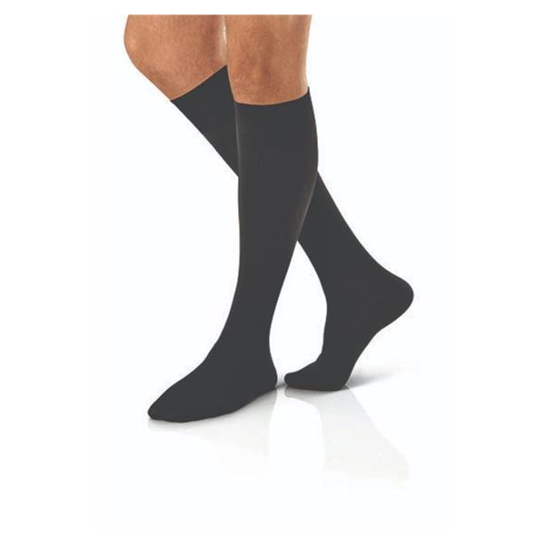 BSN Medical Socks Compression Jobst Formen Knee High Closed Toe Small Black Pr - 115108