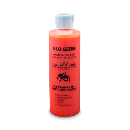 Glo Germ - Germ Simulator 8 oz. Bottle Orange Powder / Mineral Oil NonSterile - WA19096