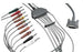 Respironics Power Pulse Oximeter Cable 72 Inch, Leadwires, Domestic For M1770A ECG Machine - 1075232