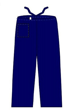 Welmed Scrub Pants Medium Navy Blue Unisex - 1230-710
