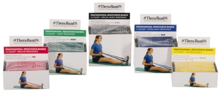 Performance Health Thera-Band Starter Dispenser Pack Exercise Resistance Band Black 5 Foot Length X-Heavy Resistance - 20960