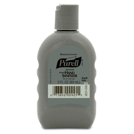 GOJO Purell Advanced Hand Sanitizer 3 oz. Ethyl Alcohol Gel Bottle - 9624-24
