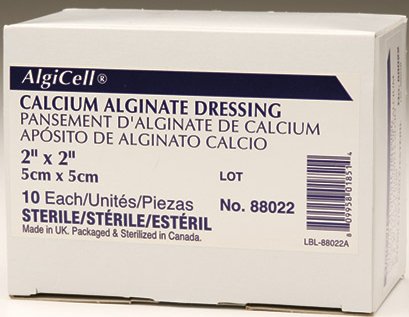 Algicell - Calcium Alginate Dressing 4 X 8 Inch Rectangle Calcium Alginate Sterile - 88048
