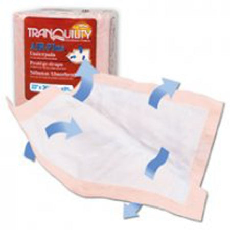 Principle Business Enterprises Tranquility AIR-Plus Low Air Loss Underpad 23 X 36 Inch Disposable Polymer Heavy Absorbency - 2709