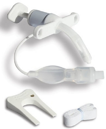 Smiths Medical Bivona TTS Tracheostomy Tube Straight Neck Flange Size 4 Cuffed - 67SN040