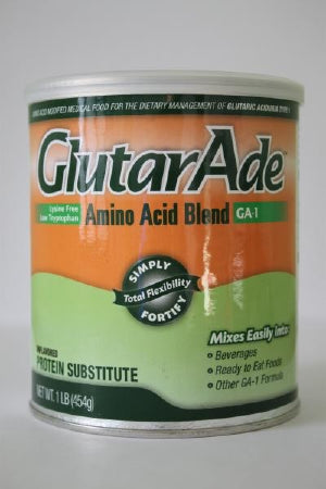 Nutricia North America GlutarAde GA-1 Amino Acid Blend PKU Oral Supplement Unflavored 454 Gram Can Powder - 7500