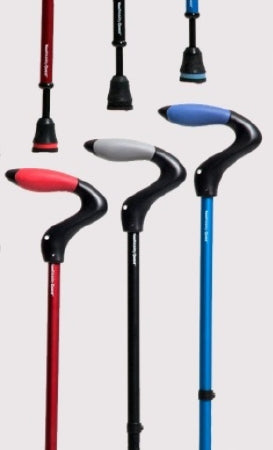 Keen Mobility Company Keen Quest Pivoting Tip Cane Aluminum 31 to 37 Inch Height Red - QST-R