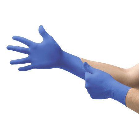 Ultraform - Exam Glove X-Small NonSterile Nitrile Standard Cuff Length Textured Fingertips Blue Not Chemo Approved - UF-524-XS