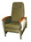Winco Designer Care Cliner Clinical Recliner Gray 3 Inch Caster 3 Inch Caster - 6700-07
