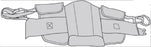Drive Medical Patient Sling 2 Point Buckle - 13263E