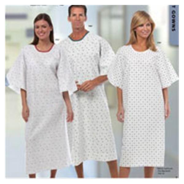 Fashion Seal Gown Patient Polyester / Cotton Sheeting Large 51 In Unisex Grnt Fsl Adlt Ea - 771