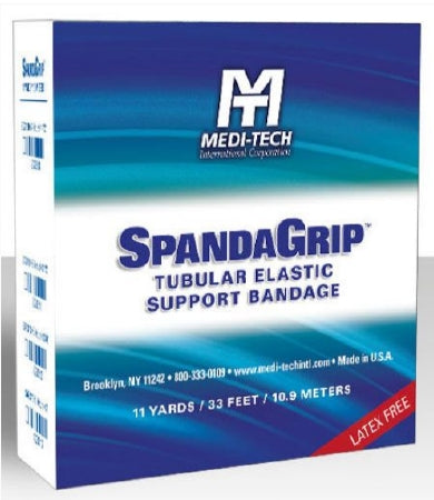 Medi-Tech International SpandaGrip Tubular Support Bandage 3-1/2 Inch X 11 Yard Standard Compression Pull On Natural Size E NonSterile - SAG13114