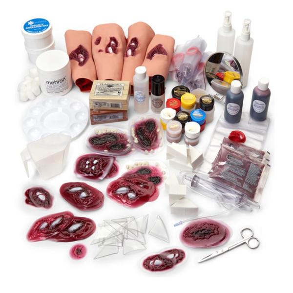 Nasco Company Simulation Kit Makeup Advanced Military Casualty Advanced Military Casualty Each - 800-819