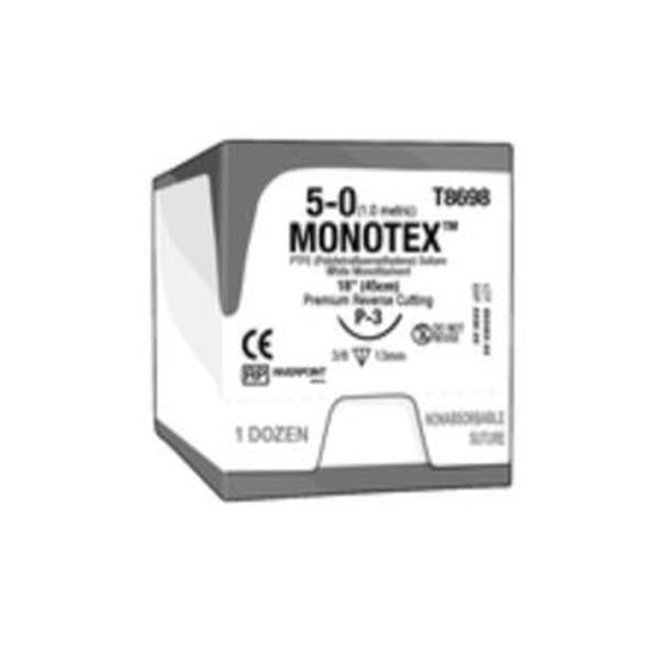Riverpoint Medical Suture 5-0 Dptfe P-3 Monotex White 18" Monofilament 12/Bx - T8698