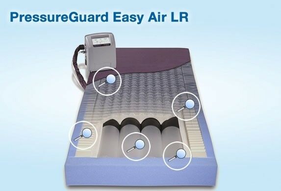 PressureGuard Easy Air LR - Bed Mattress System Alternating Pressure / Low Air Loss 80 X 53 X 7 Inch - L8053LR-29