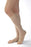 BSN Medical JOBST Opaque Compression Stockings Knee High Petite Medium Natural Open Toe - 115621
