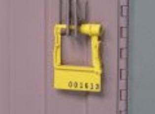 Lakeside - Breakaway Seal Numbered Yellow Plastic - L3-LPS-1
