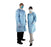 AMD Ritmed Lab Coat Blue Medium Long Sleeves Knee Length - 8017