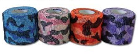 Andover Coated Products CoFlex NL Cohesive Bandage 1 Inch X 5 Yard Standard Compression Self-adherent Closure Camouflage NonSterile - 5100CMCP-036