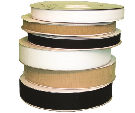 Fabrication Enterprises Self-Adhesive Loop Strapping 1 Inch X 10 Yard White - 24-7013