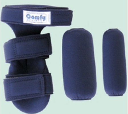 Comfy Grip - Hand Contracture Orthosis Headliner Fabric Right Hand Navy Blue Small - 56482704
