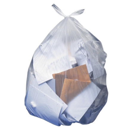 Heritage - Trash Bag 10 gal. Clear LLDPE 0.35 mil 23 X 25 Inch Star Seal Bottom Flat Pack - HERH4823RC