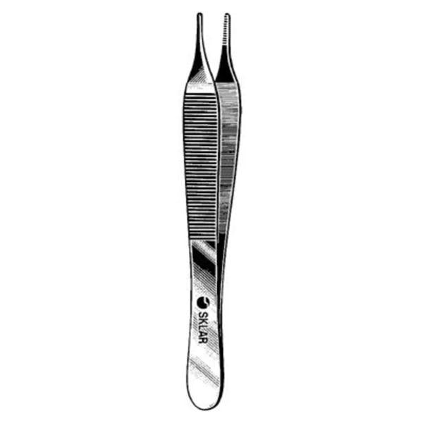 Sklar Instruments Forcep Dressing Adson 4-3/4" Serrated Ea - 23-2600