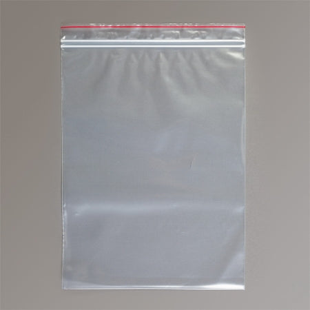 Red Line - Reclosable Bag 9 X 12 Inch Plastic Clear Zipper Closure - 7615