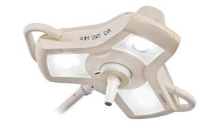 AIM - 200 OR - Surgical Light Dual Ceiling Mount Halogen 35 Watt White - Burton Medical Products - A200DC