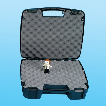 Health Care Logistics Security Drug Case Black Plastic 5-1/4 X 14-13/16 X 17-1/8 Inch, 5-1/4 X 14-1/4 X 16-1/2 Inch Inside - 1444