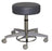 Pedigo Products - Gas Cylinder Stool Adjustable Backrest (527 Only) Pneumatic Height Adjustment, Foot Ring 2 Inch Dual Wheel Casters Beige - P-528-GS-BGE