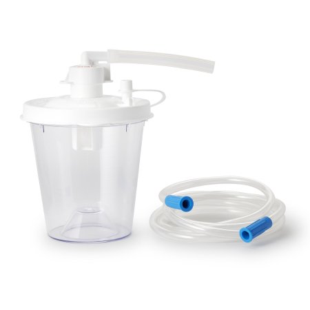 Vacu-Aide QSU - Suction Canister 800 mL Float Valve Shut-Off Lid - 7305D-633