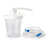 Vacu-Aide QSU - Suction Canister 800 mL Float Valve Shut-Off Lid - 7305D-633
