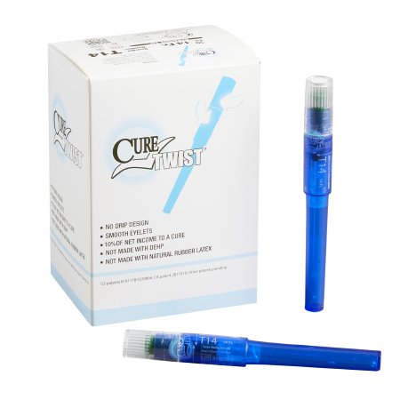 Cure Twist - Urethral Catheter Straight Tip Lubricated PVC 14 Fr. 6 Inch - T14