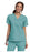 Landau Uniforms - Scrub Shirt Small Royal Blue 4 Pockets Short Sleeve Female - 8219BEPBEPSMALL