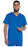 Landau Uniforms - Scrub Shirt Large Steel Gray 1 Pocket Short Sleeve Male - 4127STRPSLGE