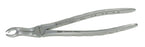 Miltex Xcision Upper 3rd Molars Extracting Forceps Surgical Grade Stainless Steel NonSterile NonLocking Fenestrated Plier Handle - DEFXC67L