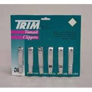 Pacific World Corporation Trim Toenail Clippers Thumb Squeeze Lever - 4-69B