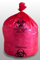 Elkay Plastics Elkay Plastics Infectious Waste Bag 44 gal. Red HDPE 36 X 48 Inch - HD44RE