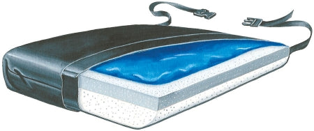 Skil-Care Thin-Line Ultra Seat Cushion 16 W X 16 D X 2-1/2 H Inch Foam / Gel - 754339