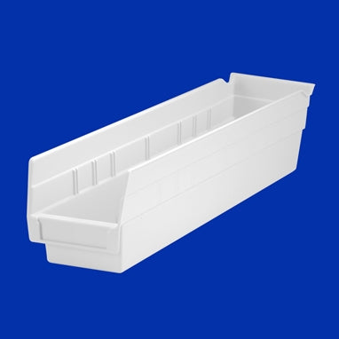 Health Care Logistics Health Care Logistics Shelf Bin Red Industrial Grade Polymers 4 X 4-1/8 X 17-5/8 Inch - 1450R