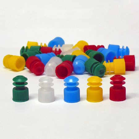Globe Scientific - Tube Closure Polyethylene Flanged Plug Cap Lavender 12 mm For 12 mm Tubes NonSterile - 118127L