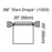 3M Healthcare Bag Isolation Steri-Drape 2X2" Clear Sterile 40/Ca - 1003