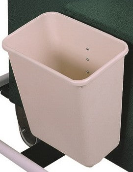 Harloff Trash Can 2 gal. Rectangular Plastic Open Top - VS-8QWASTE