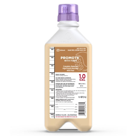 Abbott Nutrition Promote with Fiber Tube Feeding Formula 1000 mL Carton Ready to Hang Unflavored Adult - 62703