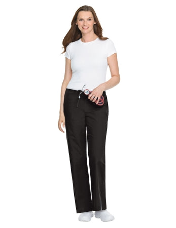 Landau Uniforms Scrub Pants X-Large / Petite Black Female - 83222BLACKXLGPET