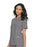 Landau Uniforms - Scrub Shirt X-Large Steel Gray 3 Pockets Short Set-In Sleeve Female - 70221GREYXL
