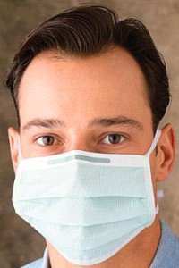 Barrier Special - Surgical Mask Anti-fog Pleated Tie Closure One Size Fits Most Green NonSterile Not Rated Adult - 42381