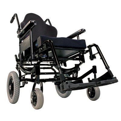 Invacare Solara 3G Transport Wheelchair 300 lbs. Weight Capacity Full Length / Adjustable Height Arm Black - SOLARA3GLS1